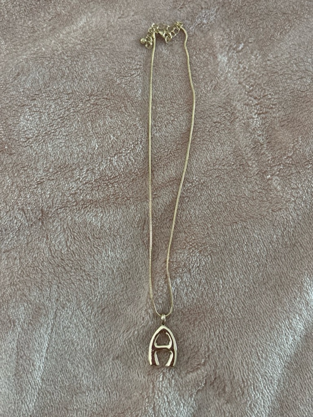Target Gold A Pendant Necklace